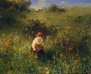 Girl in a Field, Ludwig Knaus